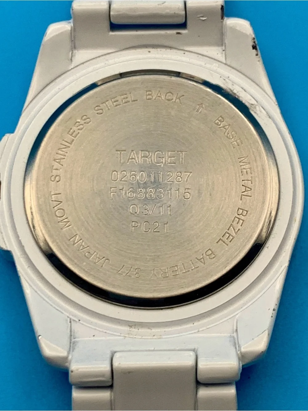 TARGET Women’s Quartz Bracelet Wristwatch Crystals Faux Subdials Works New Batt